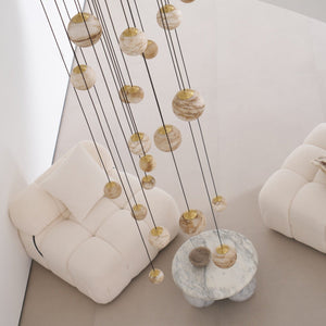Sultana Alabaster Cluster Chandelier