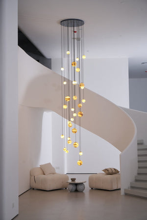 Sultana Alabaster Cluster Chandelier