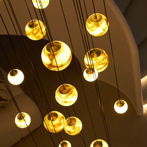 Sultana Alabaster Cluster Chandelier