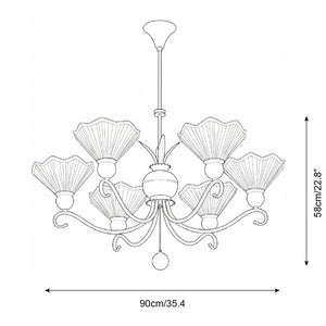 Sunquill Chandelier