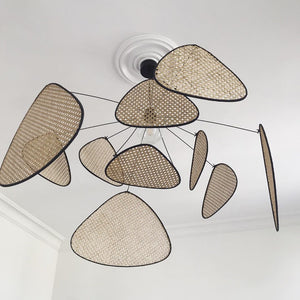 Screen Cannage Pendant Swag Light