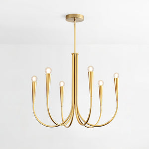 Swoop Arm Chandelier