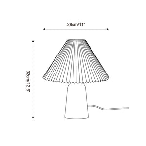 Sylvan Pleat Table Lamp