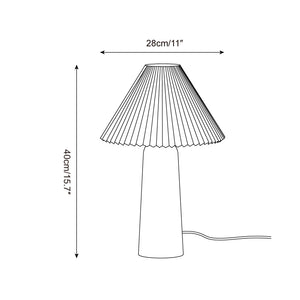 Sylvan Pleat Table Lamp