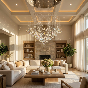 Sylvane LED K9 Crystal Branch Chandelier