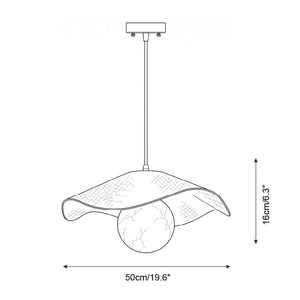 Sylvune Alabaster Pendant Light