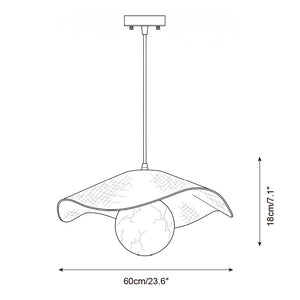 Sylvune Alabaster Pendant Light