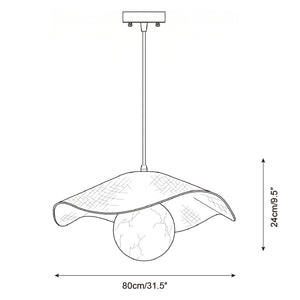 Sylvune Alabaster Pendant Light
