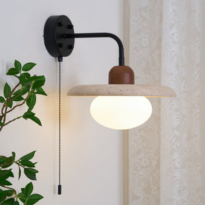 Seraphina Travertine Wall Lamp