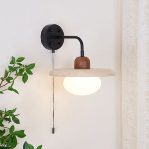 Seraphina Travertine Wall Lamp