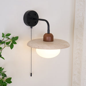 Seraphina Travertine Wall Lamp