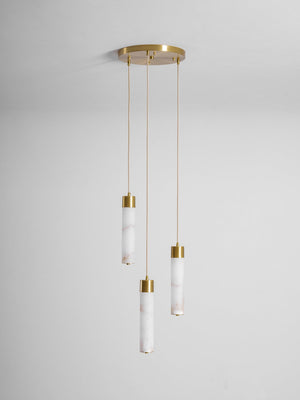 Alabaster Tala Brass Pendant Lamp