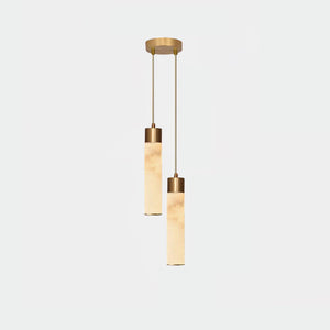 Alabaster Tala Brass Pendant Lamp