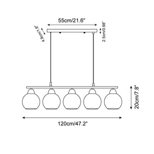 Tala Glass Chandelier