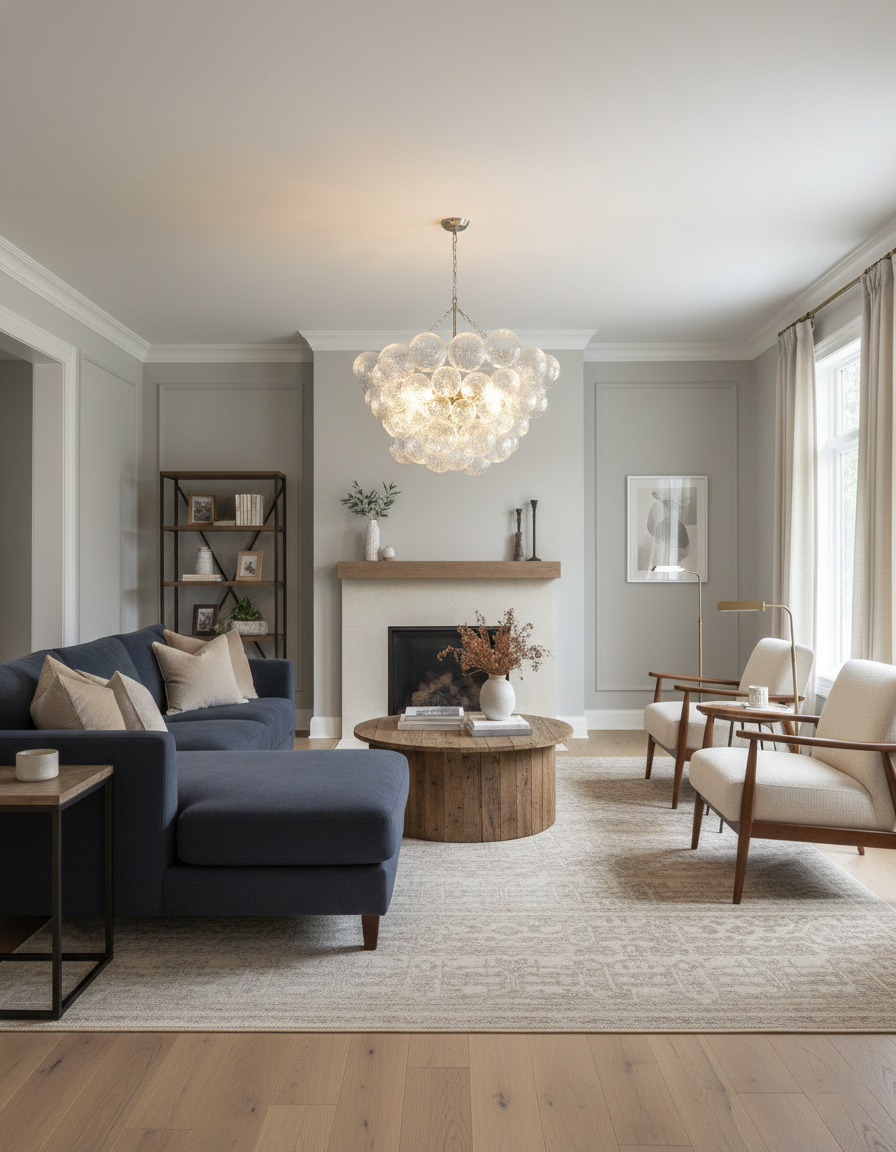 Talia Glass Chandelier