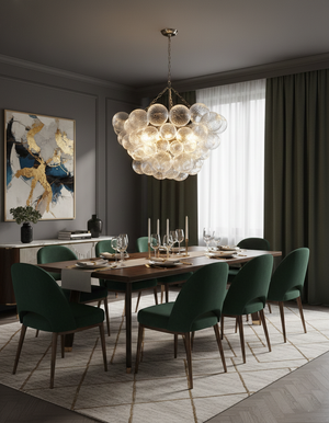 Talia Glass Chandelier