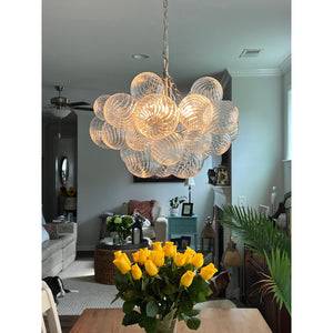 Talia Glass Chandelier