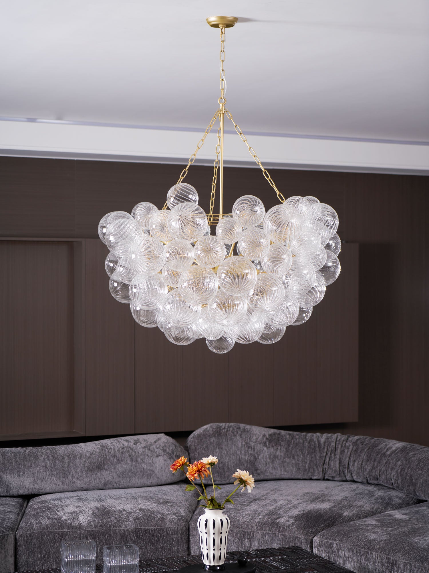 Talia Glass Chandelier
