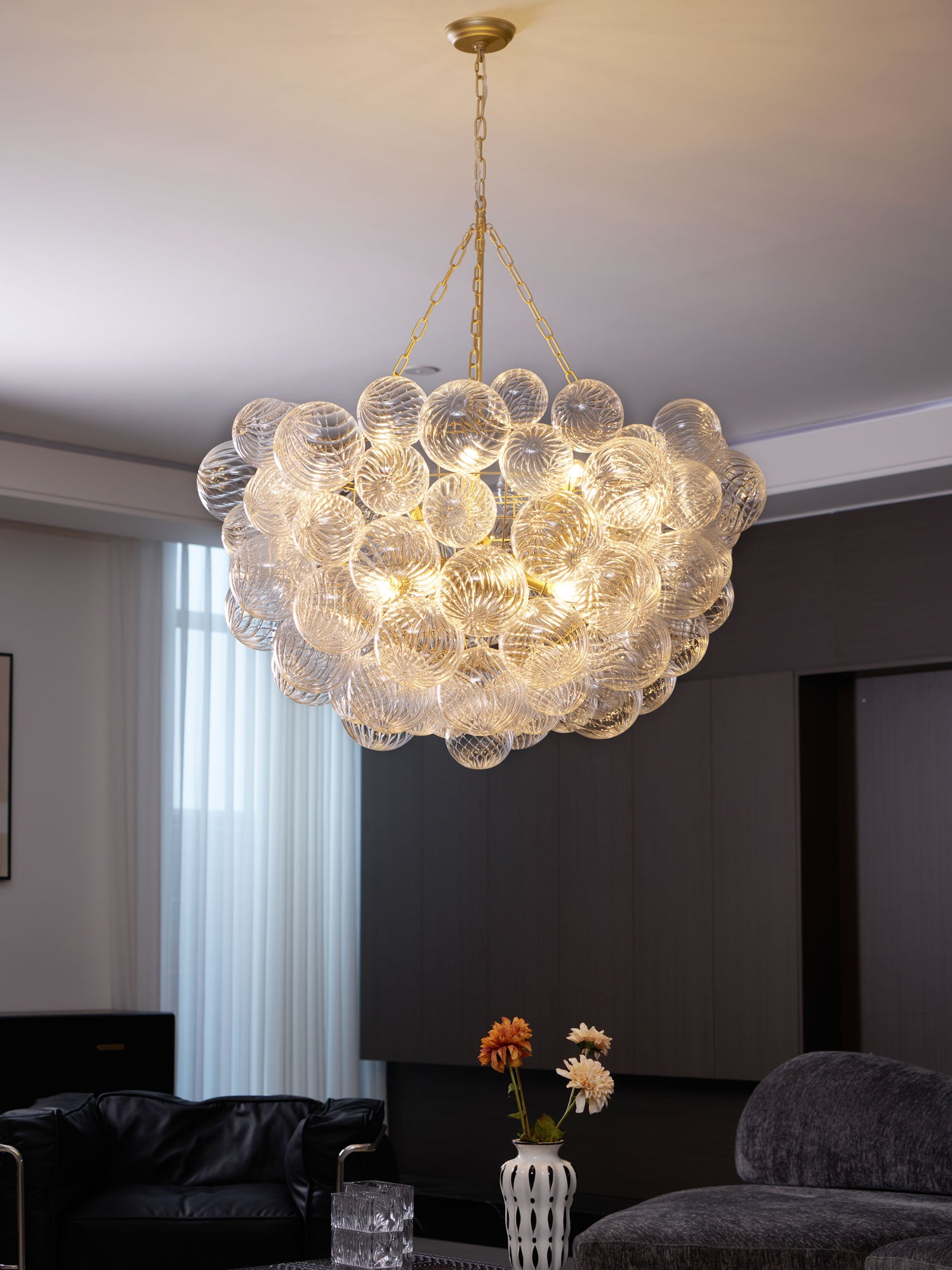 Talia Glass Chandelier