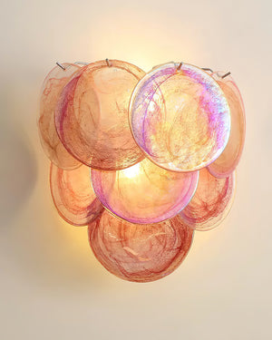 Talia Glass Wall Lamp 13.7″- 14.5″