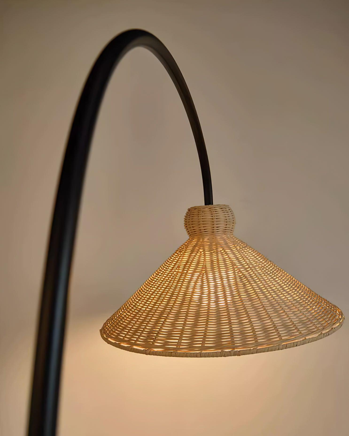 Tana Woven Floor Lamp 31.4″ - 69.2″ - Docos