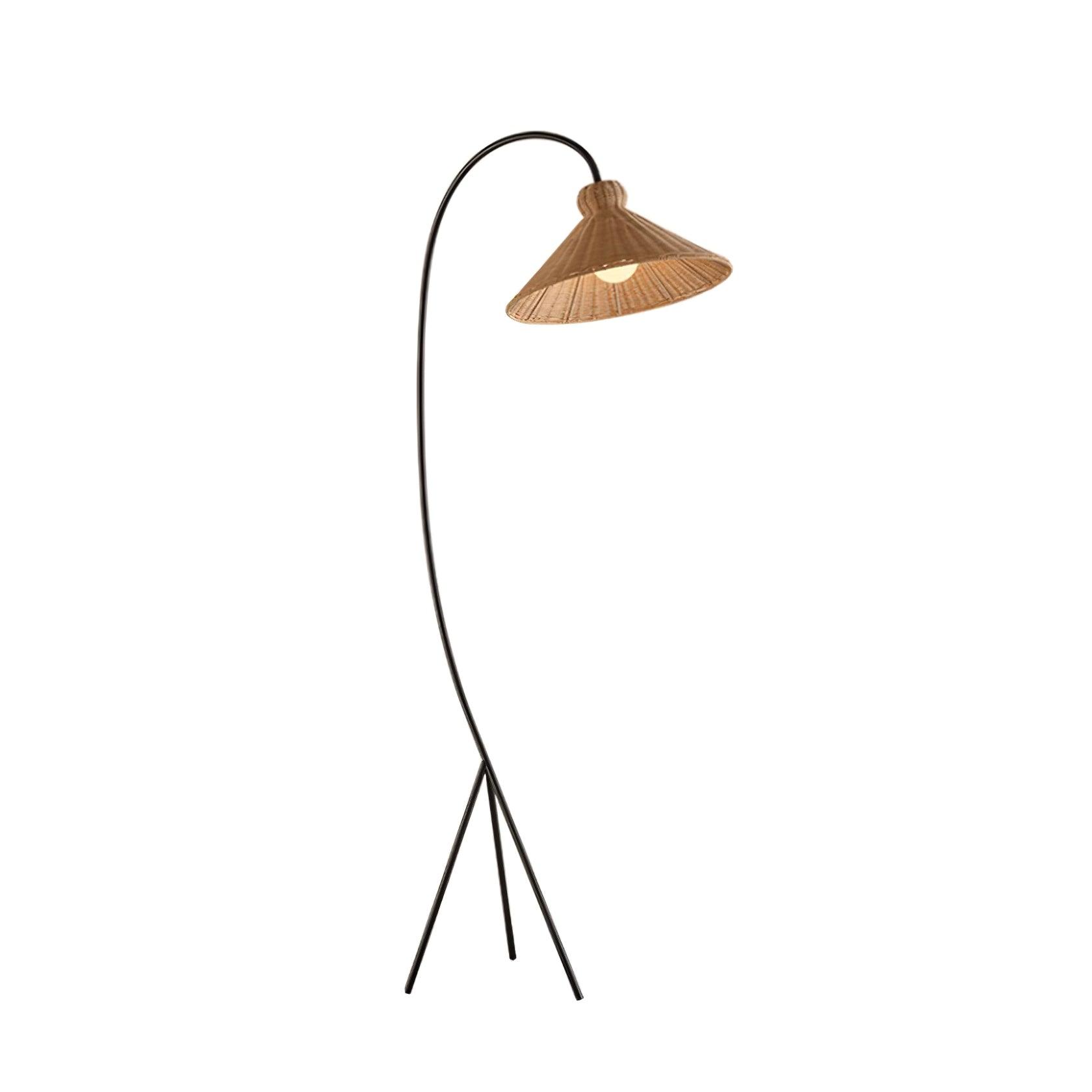 Tana Woven Floor Lamp 31.4″ - 69.2″ - Docos