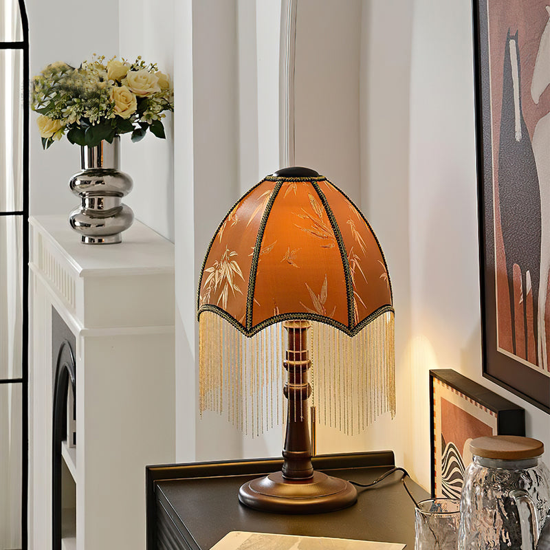 Tassel Bead Table Lamp – detail 6