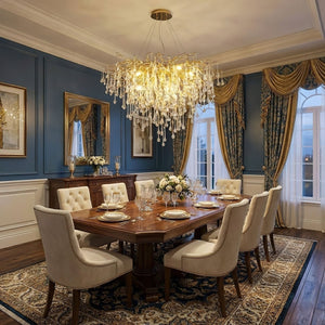 Teardrop Crystal Chandelier