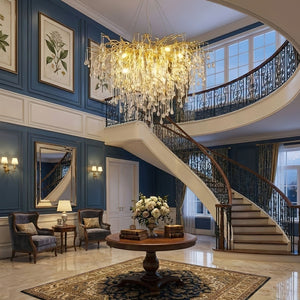 Teardrop Crystal Chandelier