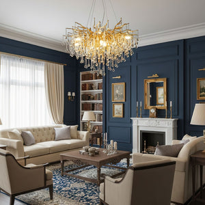 Teardrop Crystal Chandelier