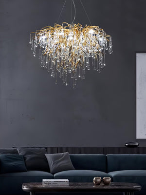 Teardrop Crystal Chandelier