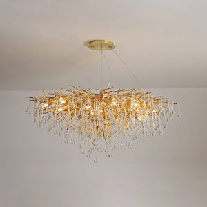 Teardrop Crystal Chandelier