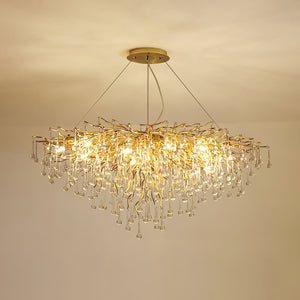 Teardrop Crystal Chandelier