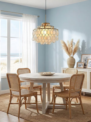 Teardrops Shell Chandelier