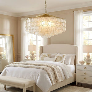 Teardrops Shell Chandelier