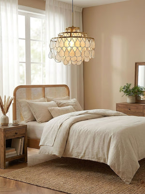 Teardrops Shell Chandelier