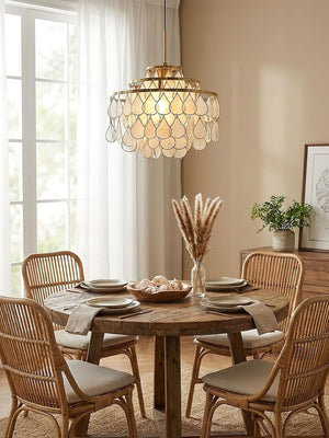 Teardrops Shell Chandelier