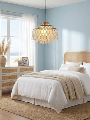 Teardrops Shell Chandelier