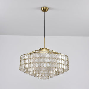 Teardrops Shell Chandelier