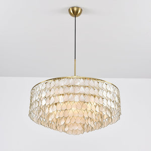 Teardrops Shell Chandelier