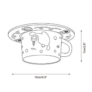 Teddora Mug Semi-Flush Mount