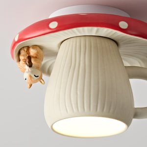 Teddora Mug Flush Mount
