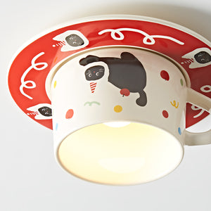 Teddora Mug Flush Mount