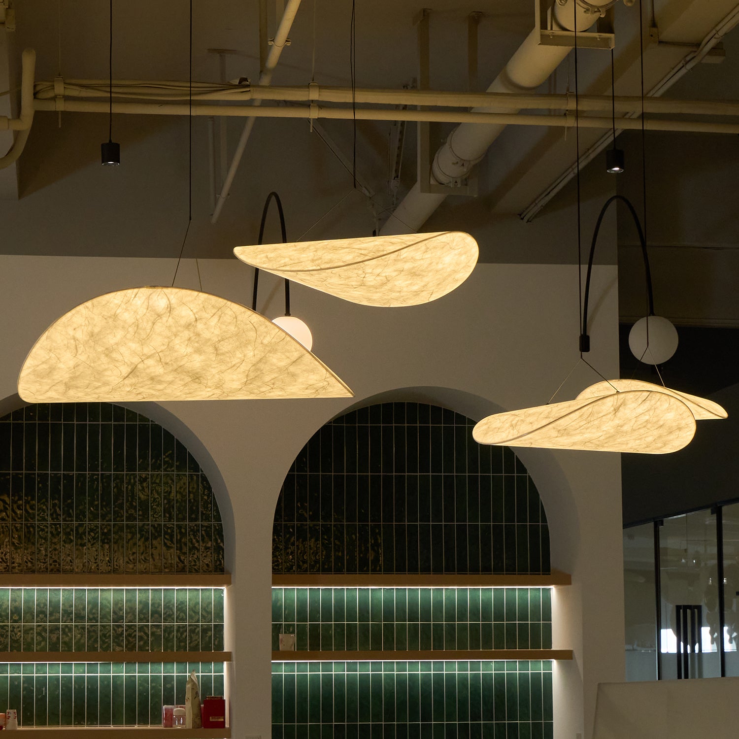 Tense Tyvek Pendant Lamp