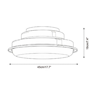 Terraced Stack Ceiling Lamp