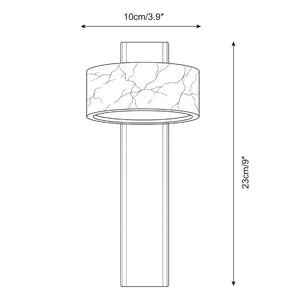 Tersus Alabaster Wall Sconce