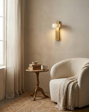 Tersus Alabaster Wall Sconce