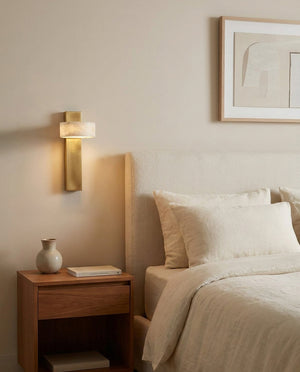 Tersus Alabaster Wall Sconce