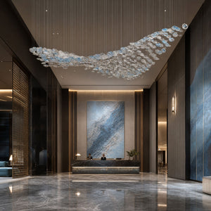 The Flying Surge LED Chandelier | Custom Size & Made-to-Order Lighting for Luxury Homes & Commercial Spaces