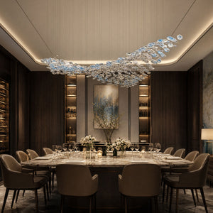 The Flying Surge LED Chandelier | Custom Size & Made-to-Order Lighting for Luxury Homes & Commercial Spaces